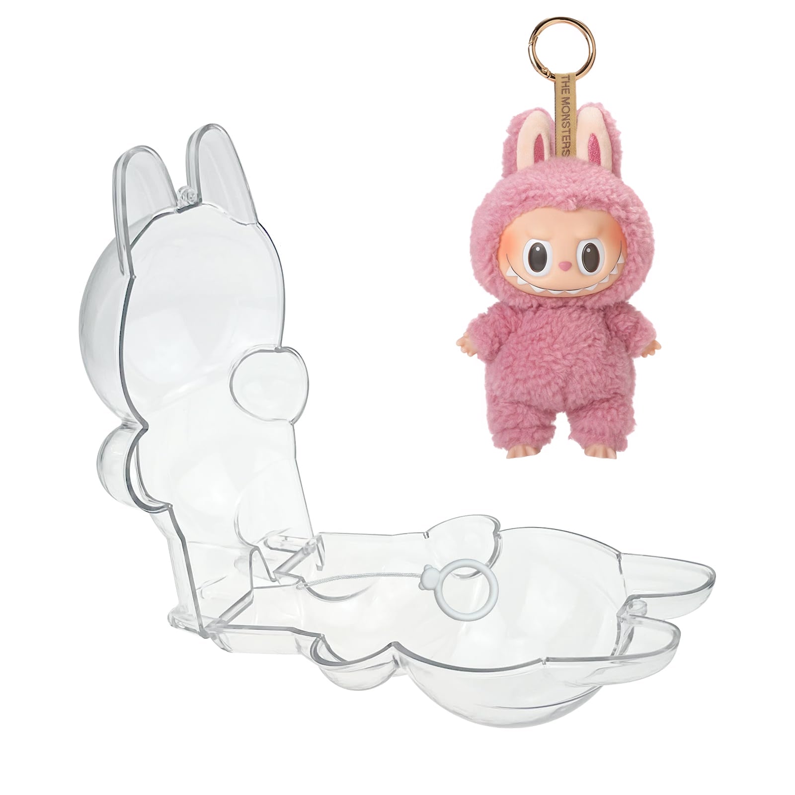 Labubu macarons transparent protection