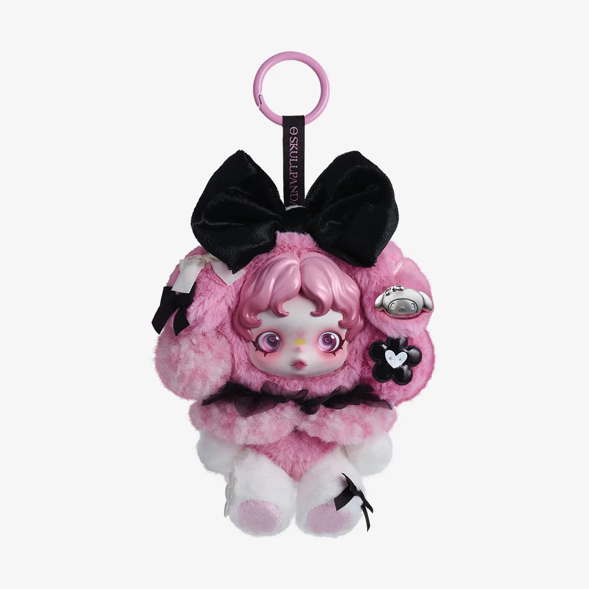 My Melody & Kuromi x SKULLPANDA ぬいぐるみ SkullPanda x My Melody Plush Series – BlindBoxed