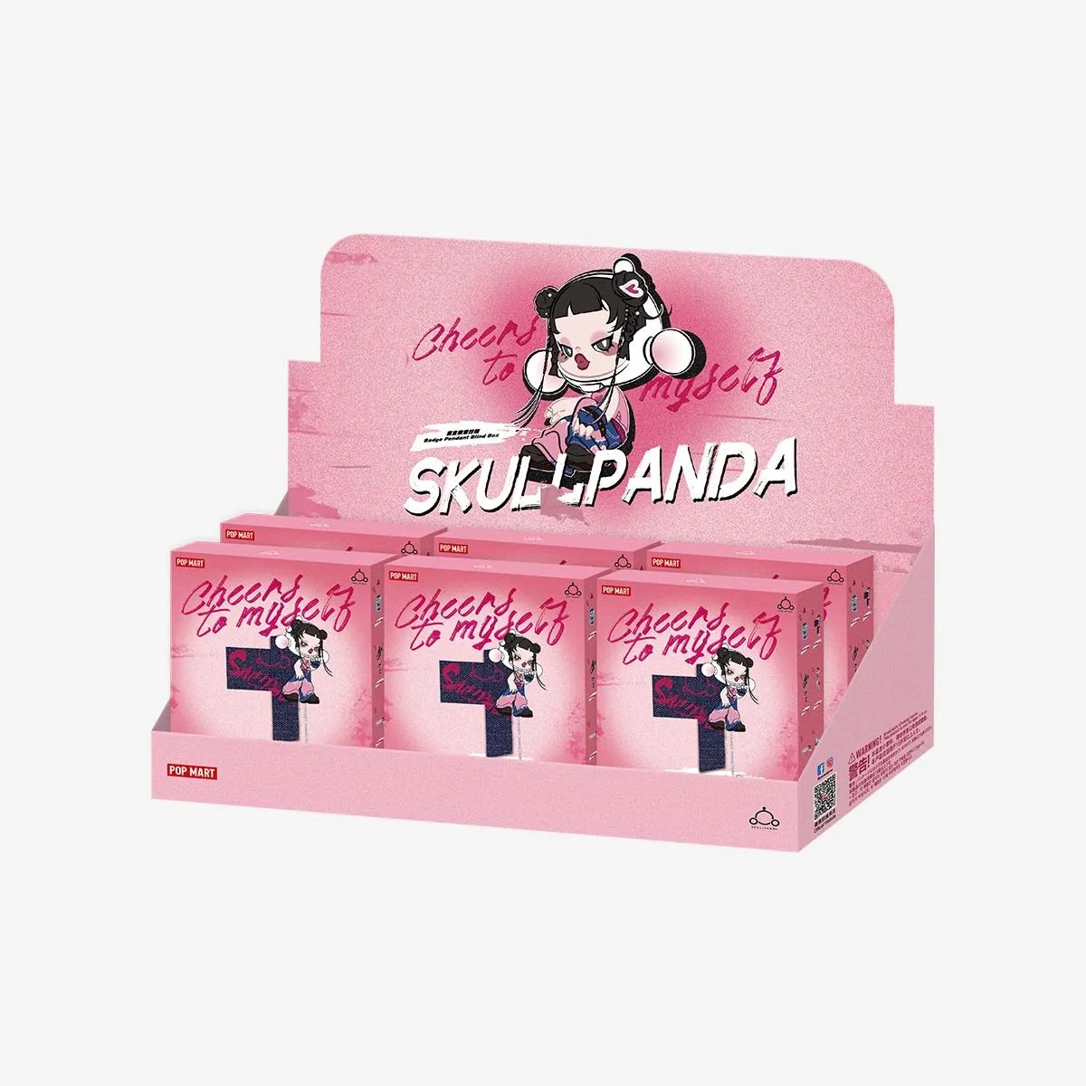 SkullPanda Cheers to Myself pins