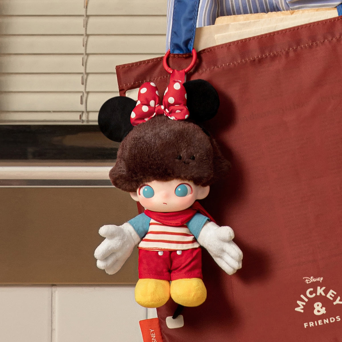 DIMOO WORLD × DISNEY Series-Vinyl Plush Keychain