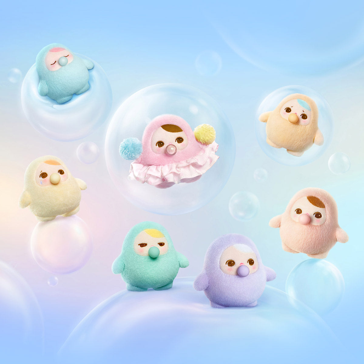 PUCKY Beanie Bubble Up Series – Plush Pendant Blind Box