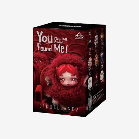 Skull Panda “You Found Me!” Plush Doll Pendant
