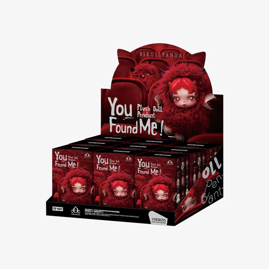 Skull Panda “You Found Me!” Plush Doll Pendant
