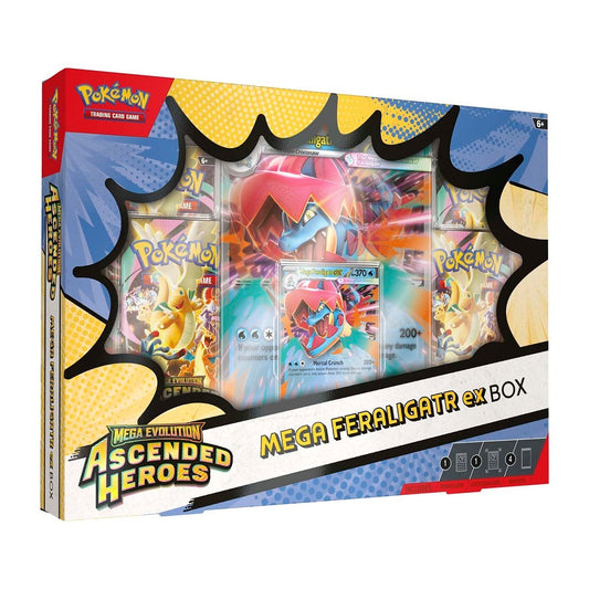 Ascended Heroes Mega Feraligatr ex box
