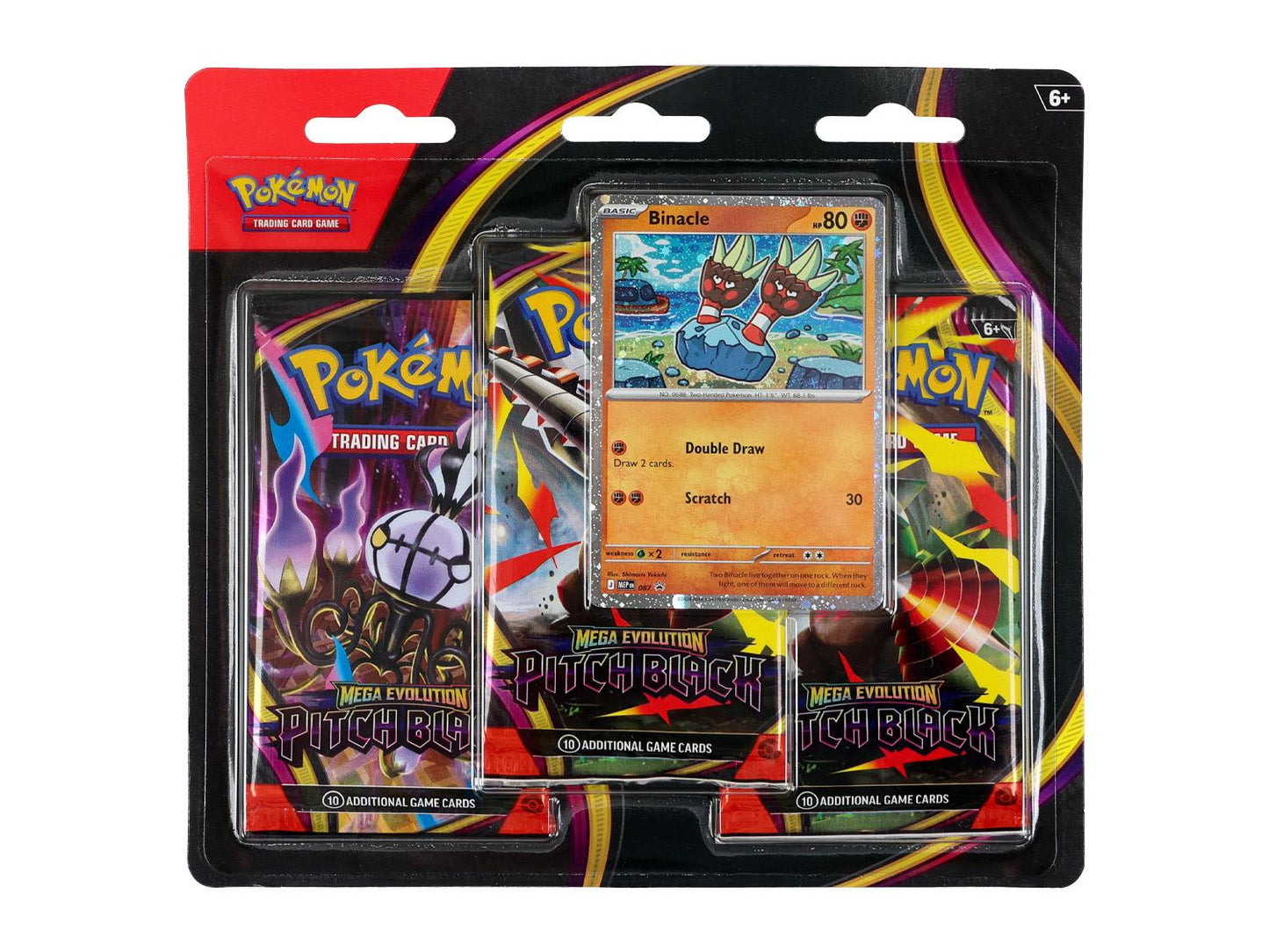 Pitch Black - 3 pack blister