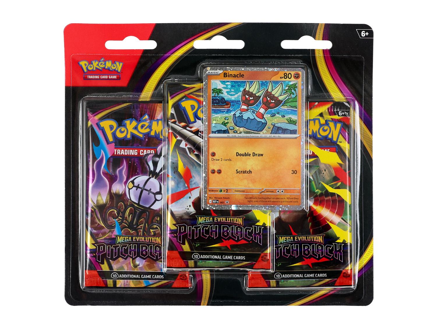Pitch Black - 3 pack blister