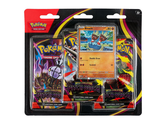 Pitch Black - 3 pack blister